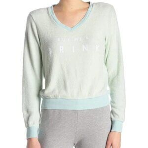 Womens WILDFOX - Buy Me A Drink Pullover Top Sweatshirt Size: M NWT